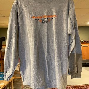 Medium Genuine Harley Davidson embroidered long sleeve gray long sleeve shirt
